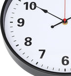 LEIKE Metal Wall Clock 12IN Black, Retro Silent Quartz Battery Operated - Image 7