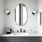 BOMINICA Irregular Wall Mirror Asymmetrical Mirror, Decorative Wall Mirror - Image 2