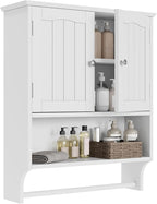 Smuxee White Bathroom Cabinet Wall Mounted - Image 8