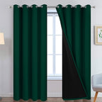 Yakamok 96 Inch Length 100% Blackout Curtains by Yakamok
