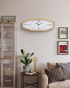 DaguyS Wooden Retro Wall Clocks, 18 Inches Square Clocks Rectangular Wall Clock - Image 7
