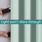 Yakamok Extra Wide 100% Blackout Full Shading Curtains - Image 3