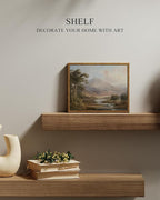 InSimSea Framed Canvas Wall Art, Vintage Landscape Painting, Rustic Nature - Image 2