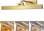 Afyuol Picture Lights for Wall, Brushed Gold Battery Operated Picture Light by Afyuol
