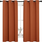 NICETOWN Bedroom Curtains 63 inches Long, Privacy and Thermal Insulated - Image 2