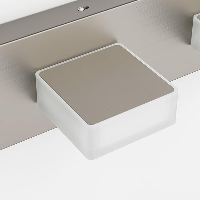 Ralbay Brushed Nickel Bathroom Lights Fixtures Dimmable 5 Color Temperature - Image 8