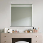 Ruomeng Frameless Mirror for Wall, 30x30 Inch Bathroom Vanity Mirror Farmhouse - Image 8