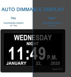 TROCOTN Dementia Clocks, Large Display Calendar Alarm Clock - Image 5