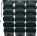 18 Pots Self-Watering Vertical Garden Planter Wall Mounted, by Fichiouy