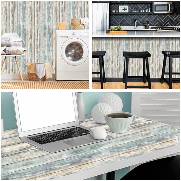 Arthome11x100'' Rustic Wood Contact Paper Peel and Stick Self-Adhesive Wallpaper - Image 5