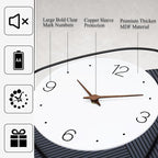 Dankeit Wall Clock, Silent Non-Ticking Quality Quartz Battery Operated - Image 4