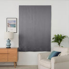 AJAZZ 100% Black Out Curtains Adhesive Blackout Temporary Curtain Rod No - Image 8