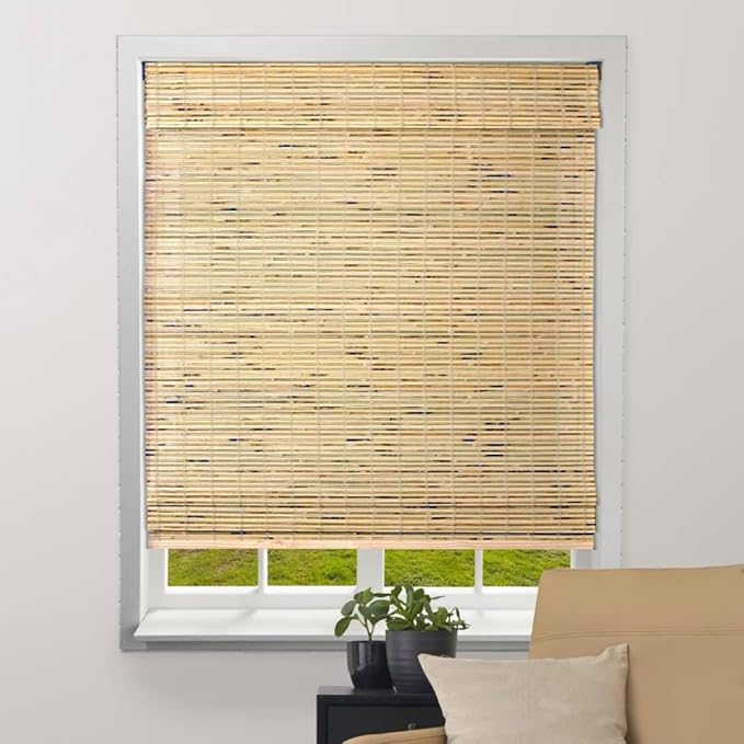 ARLO BLINDS Sheer Bamboo Roman Shades by ArloBlinds