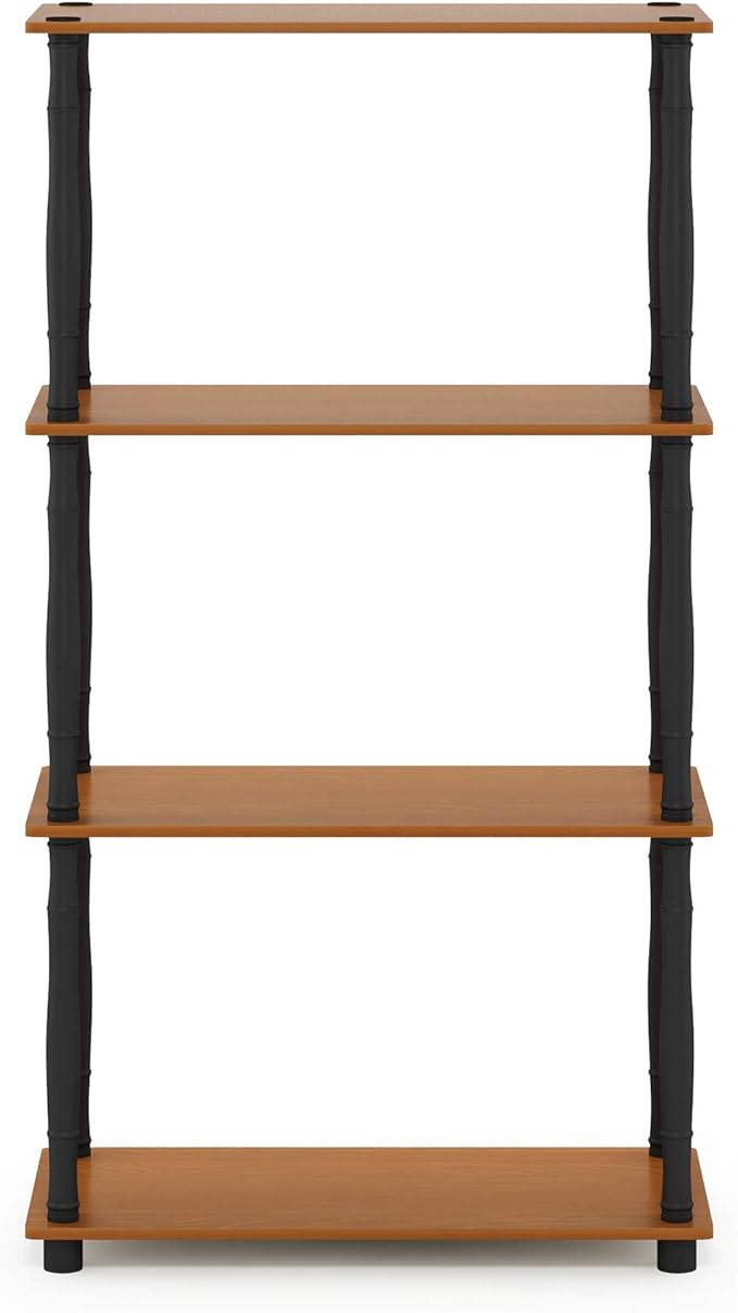 Furinno Turn-N-Tube 4-Tier Multipurpose Shelf Display Rack, Classic Tubes - Image 6