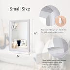 AAZZKANG Rectangular Wall Mirror Decorative Wood Framed Mirrors - Image 2