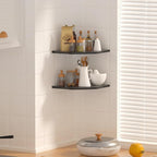 JJL Corner Shelves, 12 Inch Corner Shelf Wall Mounted - Image 2