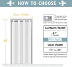 ChrisDowa Blackout Door Curtains - Image 6