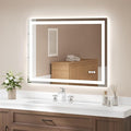 USHOWER LED Bathroom Mirror 48x36 Inch Tempered Glass by USHOWER