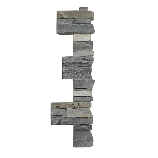 AZ Faux High-Density Polyurethane Faux Stone Interlocking Right Endcap by AZFaux