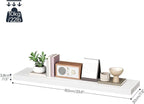 HOOBRO Floating Shelves for Wall, Wall Mounted Shelf Set of 2, 31.5" Hanging - Image 3