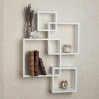 Danya B BR1023WH Decorative Wall Mount Floating Intersecting Cube Accent Wall - Image 3