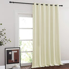 NICETOWN Blackout Sliding Glass Door Curtain, Thermal Insulated Grommet Room - Image 2
