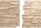 EverStone Cascade Faux Stone Panel, 48 5/8"W x 24 3/4"H x 1 1/4"D, Ocean Floor - Image 8