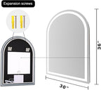 Arched LED Bathroom Mirrors - Image 9