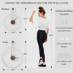 DRELIFAM Modern Wall Clock Large Wall Clocks - Image 6