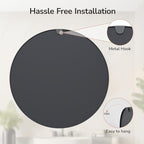USHOWER Bathroom Mirrors for Over Sink, 36 Inch Circle Mirror - Image 5
