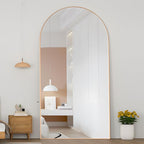 Arched Full Length Mirror Standing Mirror - Image 6
