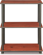 Furinno TURN-N-TUBE Storage Shelves, 3-Tier Book Shelf, Corner Shelf, Toolless - Image 9