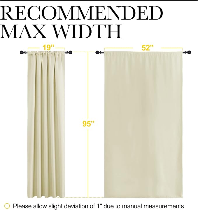 NICETOWN Room Darkening Curtains - Image 7