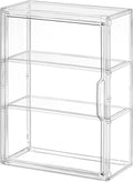 2 Pack 3 Tier Clear Display Case by VGLXTRNTforstoragesolutions