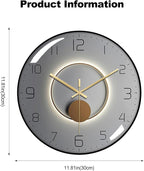 Ergocar Art Deco Silent Wall Clock - Image 7