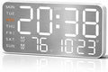 MASHI 8.4''Large Digital Wall Clock, Led Alarm Clock by MASHI