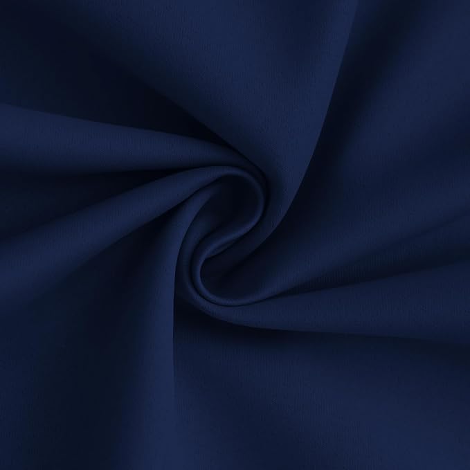 Yakamok 100% Blackout Curtain Panels 63 inches Cold and Light Blocking Drapes - Image 3