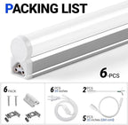 Barrina (6 Pack LED T5 Integrated Single Fixture, 6500K Super Bright White - Image 8