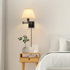 TRLIFE Wall Sconce Plug in, Dimmable Wall Sconces Set of Two Swing Arm Wall - Image 7