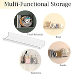 RLAVBL 6 Pack Acrylic Shelves, Living Room, Kitchen Storage - Image 4