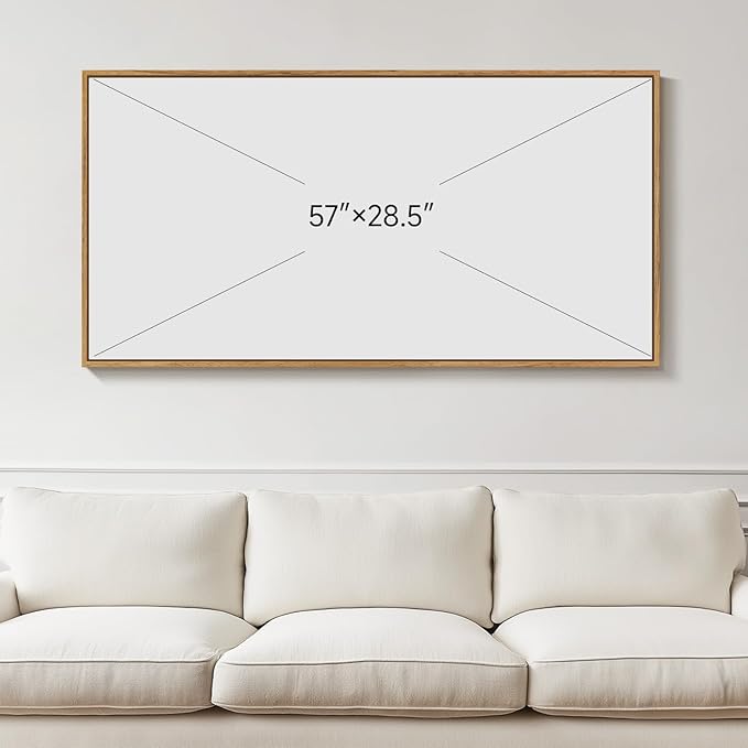 Extra Large Framed Abstract Canvas Wall Art - Image 8