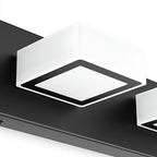 Ralbay Black Bathroom Vanity Lights 48inch Metal Acrylic LED Modern Bathroom - Image 7
