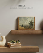 InSimSea Framed Canvas Wall Art, Vintage Landscape Painting, Rustic Nature - Image 2