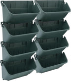 24 Pots Wall Mounted Planter, Plastic Wall Vertical Planter, - Image 7