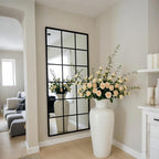 Dewfig 65"x 24" Window pane Full Length Mirror, Wall Mirror, Floor Standing - Image 3