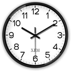 XFM Wall Clock Black Silent Wall Clocks Battery Operated 14 Inch Modern Non by XFMWallClock