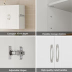 SoBuy Kitchen Wall Cabinet for Laundry Room, Medicine Cabinet for Bathroom - Image 6