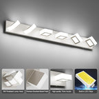 Ralbay Brushed Nickel Bathroom Lights Fixtures Dimmable 5 Color Temperature - Image 9