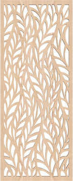 Ortonville Decorative Pierced Fretwork Wood Wall Panels, 11 3/8"W x 29 3/8"H x - Image 2