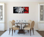 Wieco Art Framed Wall Art the Cloud Tree Wall Art HD print of Oil Paintings - Image 4